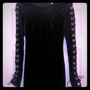 Black Velvet Dress